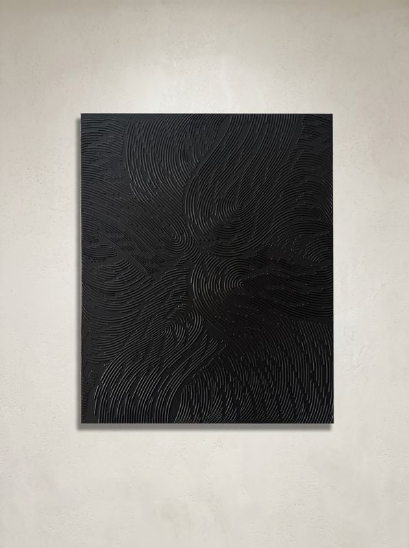 Waves in Silence — Black