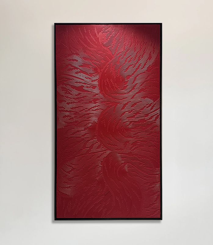 Waves in Silence — Red
